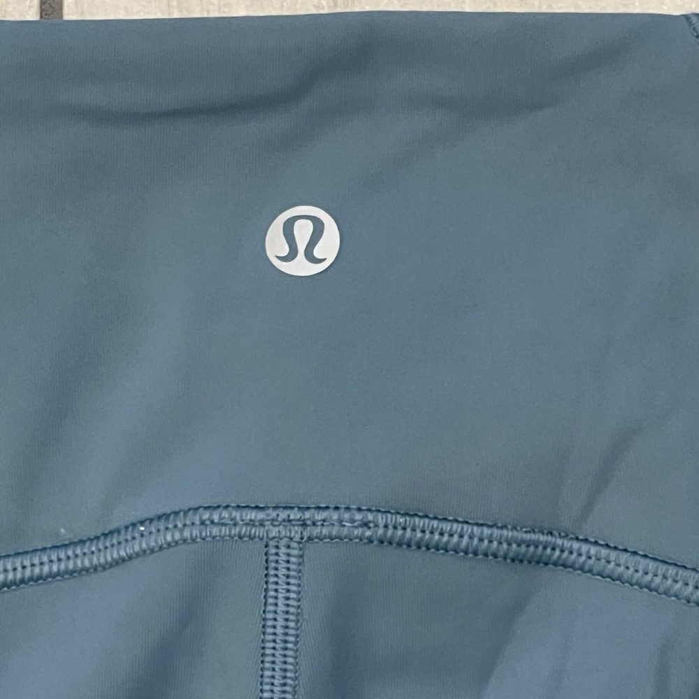 Lululemon All The Right Places Crop II Leggings Size 8 Desert Teal - Picture 6 of 6